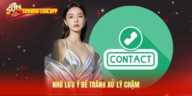 Nhớ lưu ý để tránh xử lý chậm