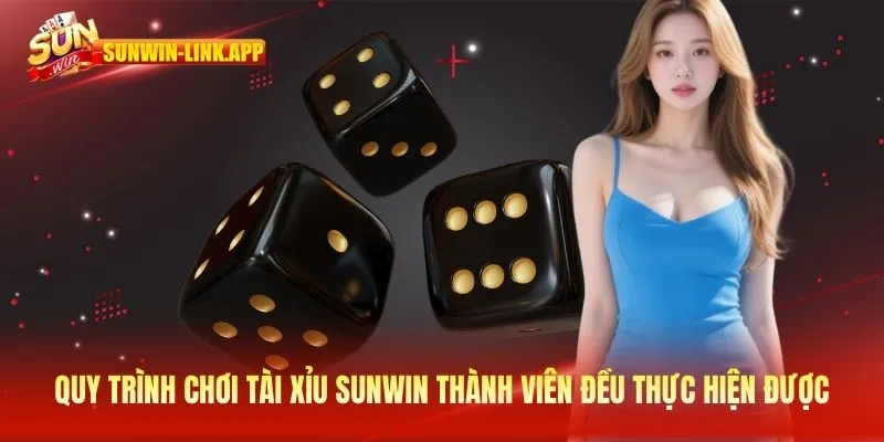 Quy trình chơi tài xỉu Sunwin thành viên đều thực hiện được