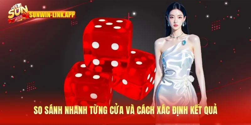 So sánh nhanh từng cửa và cách xác định kết quả